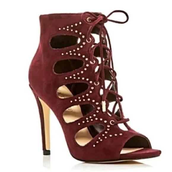 Ivanka Trump Shoes - Ivanka Trump Lace Up Stiletto Size 9 M Peep Toe